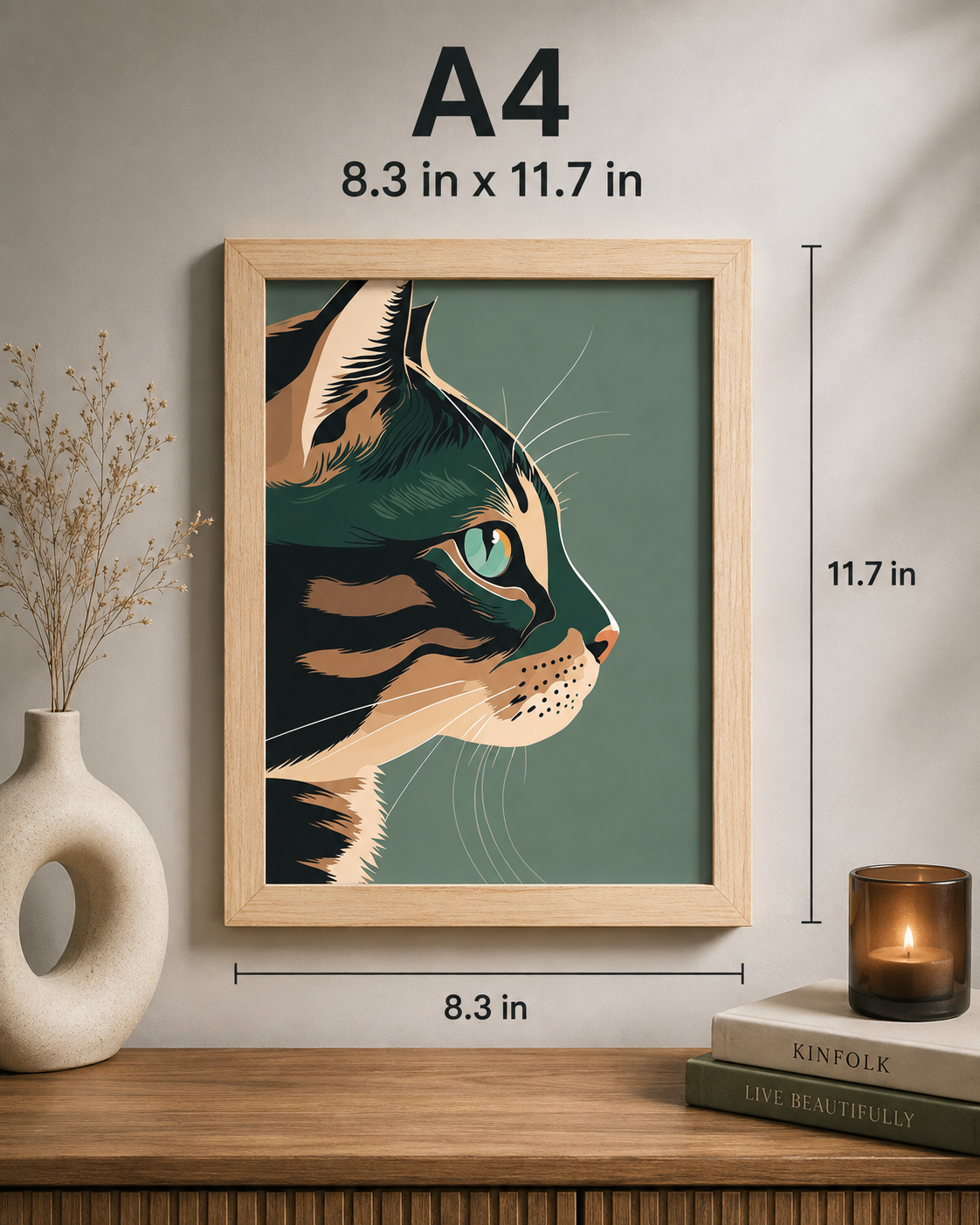 Cat In Sage