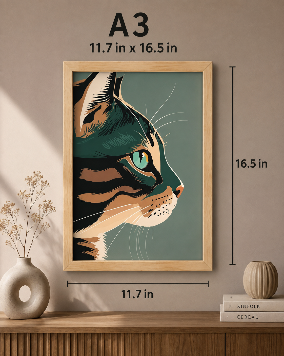 Cat In Sage