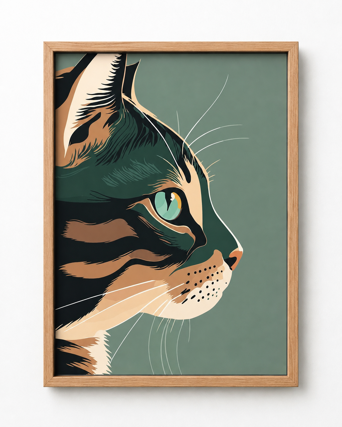 Cat In Sage